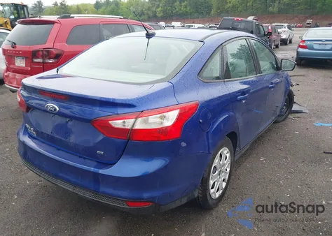 2012 Ford Focus Se z USA, uszkodzony, nr VIN 1FAHP3F23CL345654